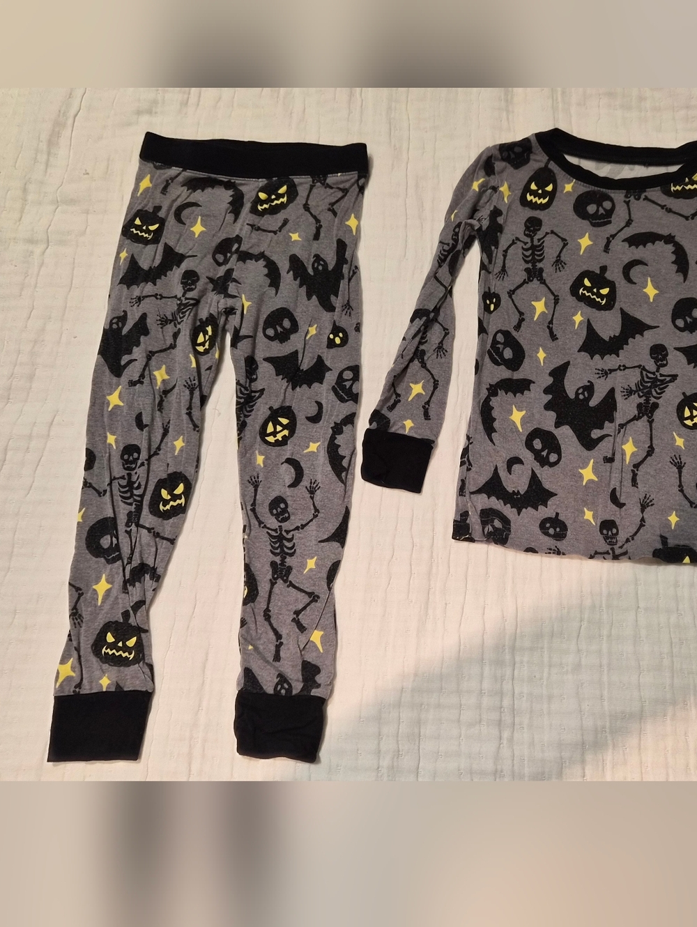 Little Sleepies Kids Halloween Skeleton Pajama Set